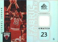 2005 Upper Deck Reflections Fabric Reflections #FR-MJ Michael Jordan Basketball Card