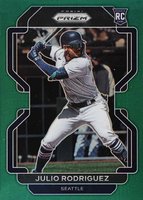 2022 Panini Prizm #40 Julio Rodriguez Green Prizm Baseball Card