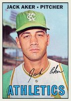 1967 Topps #110 Jack Aker Baseball Card