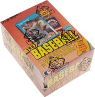 1987 Fleer #CPB Cello Pack Box 24 Packs Baseball Card