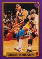 1991 Tuff Stuff Jr. #10 Magic Johnson Basketball Card