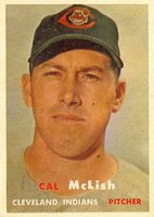 1957 Topps #364 Cal McLish Baseball Card