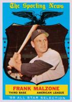1959 Topps #558 Frank Malzone All-Star Baseball Card