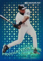 1998 Donruss Production Line #1 Frank Thomas Power Index Baseball Card