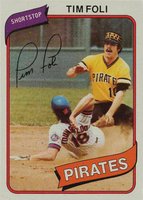 1980 Topps #246 Tim Foli Baseball Card