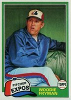 1981 Topps #394 Woodie Fryman Baseball Card
