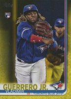 2019 Topps Update  #US1 Vladimir Guerrero Jr. Throwing-Yellow Baseball Card