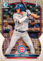 2023 Bowman Mega Box Chrome #74 Matt Mervis Baseball Card