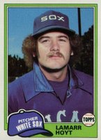 1981 Topps #164 Lamarr Hoyt Correct spell LaMarr Baseball Card