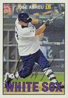 2016 Topps Heritage #452 Jose Abreu Throwback Baseball Card