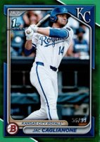 2024 Bowman Draft #BD8 Jac Caglianone Green Baseball Card