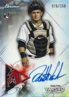 2021 Bowman Sterling Rookie Autographs #BSRADV Daulton Varsho Refractor Baseball Card