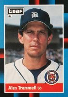 1988 Leaf #167 Alan Trammell Baseball Card