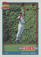 1991 Topps Desert Shield #463 Dwight Smith Baseball Card