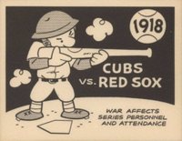 1967 Laughlin World Series #15 1918- Red Sox Vs. Cubs Baseball Card