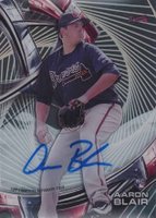 2016 Topps High Tek #HT-AB Aaron Blair Autograph Baseball Card