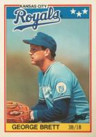 1988 Topps American Baseball #7 George Brett Tiffany Baseball Card