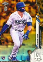 2020 Ben Baller Chrome #148 Gavin Lux Gold Refractor Baseball Card