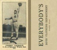 1916 Everybody's #101 Nemo Leibold Baseball Card