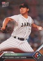 2023 Topps Now World Baseball Classic Champions Team #WBCJPN12 Shota Imanaga Baseball Card