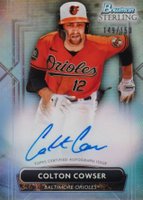 2022 Bowman Sterling Prospect Autographs #PACC Colton Cowser Refractor Baseball Card