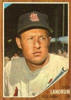 1962 Topps #323 Don Landrum Baseball Card