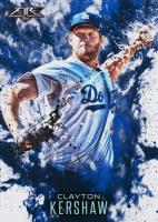 2016 Topps Update Fire #F-7 Clayton Kershaw Baseball Card