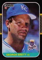 1987 Donruss #54 George Brett Baseball Card