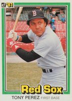1981 Donruss #334 Tony Perez Baseball Card