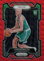 2023 Panini Prizm #158 Jordan Walsh Ruby Wave Basketball Card