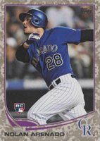 2013 Topps Update #US259 Nolan Arenado Desert Camo Baseball Card