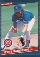 1986 Leaf #62 Ryne Sandberg Baseball Card