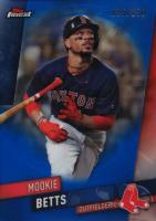 2019 Finest #1 Mookie Betts Blue Refractor Baseball Card