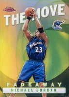 2002 Topps Chrome The Move #TM6 Michael Jordan Refractor Basketball Card