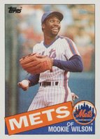 1985 Topps #775 Mookie Wilson Baseball Card