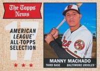 2017 Topps Heritage  #368 Manny Machado Baseball Card
