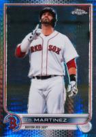 2022 Topps Chrome #67 J.D. Martinez Prism Refractor Baseball Card