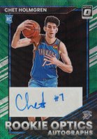 2022 Panini Donruss Optic Rookie Optics Autographs #ROACHG Chet Holmgren Green Wave Basketball Card