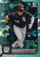 2022 Bowman Chrome Sapphire Edition #50 Gavin Sheets Aqua Baseball Card
