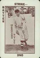 1913 National Game #27 Rube Marquard Baseball Card