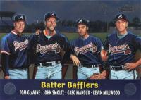2000 Topps Chrome Combos #TC2 Tom Glavine/John Smoltz/Greg Maddux/Kevin Millwood Baseball Card