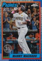 2025 Topps Silver Pack 1990 Chrome Promo #71 Manny Machado Baseball Card