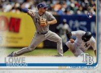 2019 Topps #114 Brandon Lowe Baseball Card