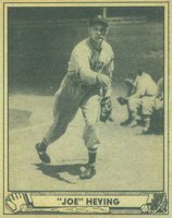 1940 Play Ball #35 Joe Heving Baseball Card