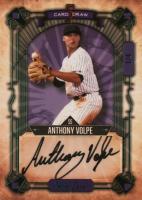 2023 Wild Card 5 Card Draw Autographs #5CDC4 Anthony Volpe Contemporary-Green Foil-Purple Baseball Card