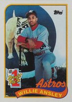 1989 Topps #607 Willie Ansley Baseball Card