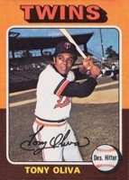 1975 Topps Mini #325 Tony Oliva Baseball Card