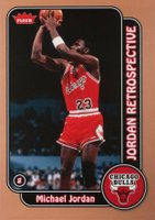 2008 Fleer Jordan Retrospective #MJ-2 Michael Jordan Basketball Card