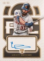 2023 Topps Definitive Collection Definitive Rookie Autographs #DRARG1 Riley Greene Baseball Card