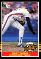 1985 Donruss Highlights #32 Dwight Gooden Baseball Card